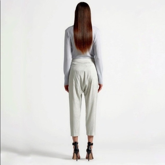 EQUIPMENT FEMME Charlyne Trouser In Sky Gray Size 6 - Picture 5 of 9